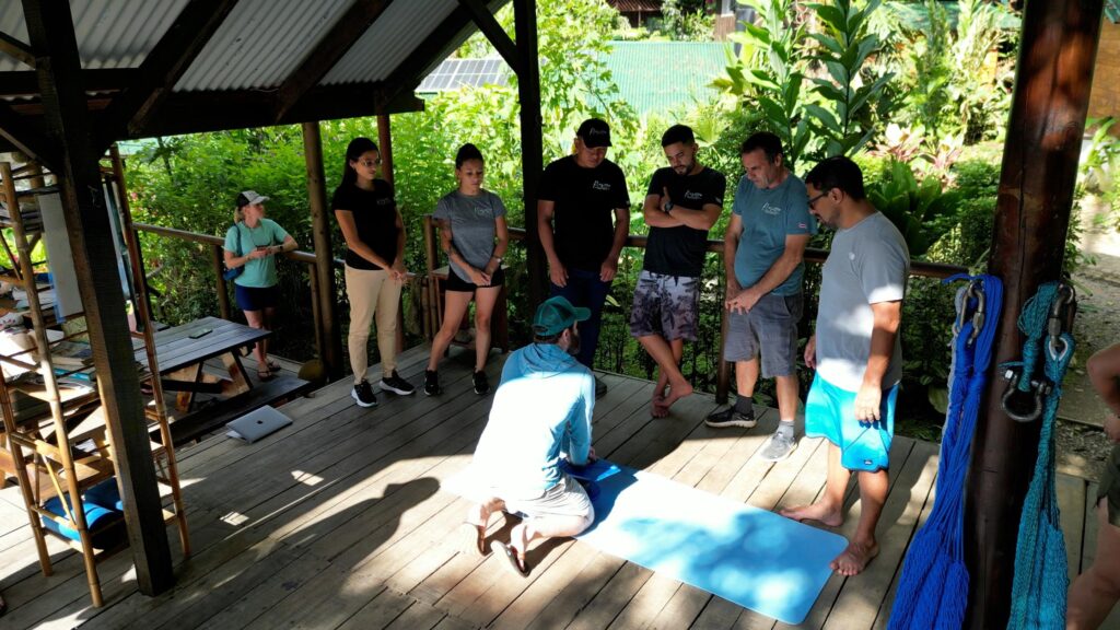 Rios Lodge - Medical Training Community - CPR demonstration