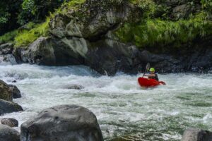 Kayaking the Pacuare River in Costa Rica - John Hefti at Rios Lodge